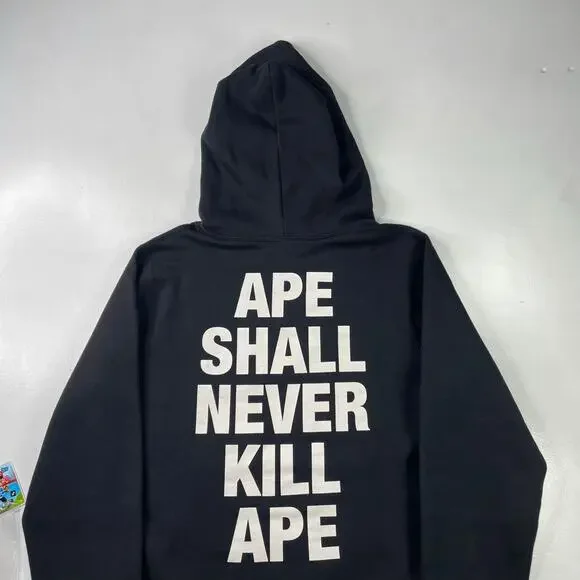 BAPE “Ape Shall Never Kill Ape” Pullover Hoodie Size S - Picture 7 of 10